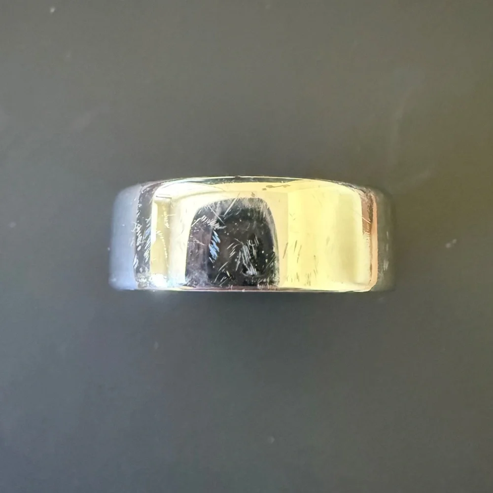 Oura Ring 4 Charger (non working Ring included Silver Size 8)